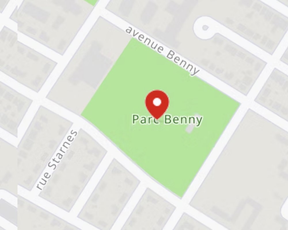 benny Benny Park map