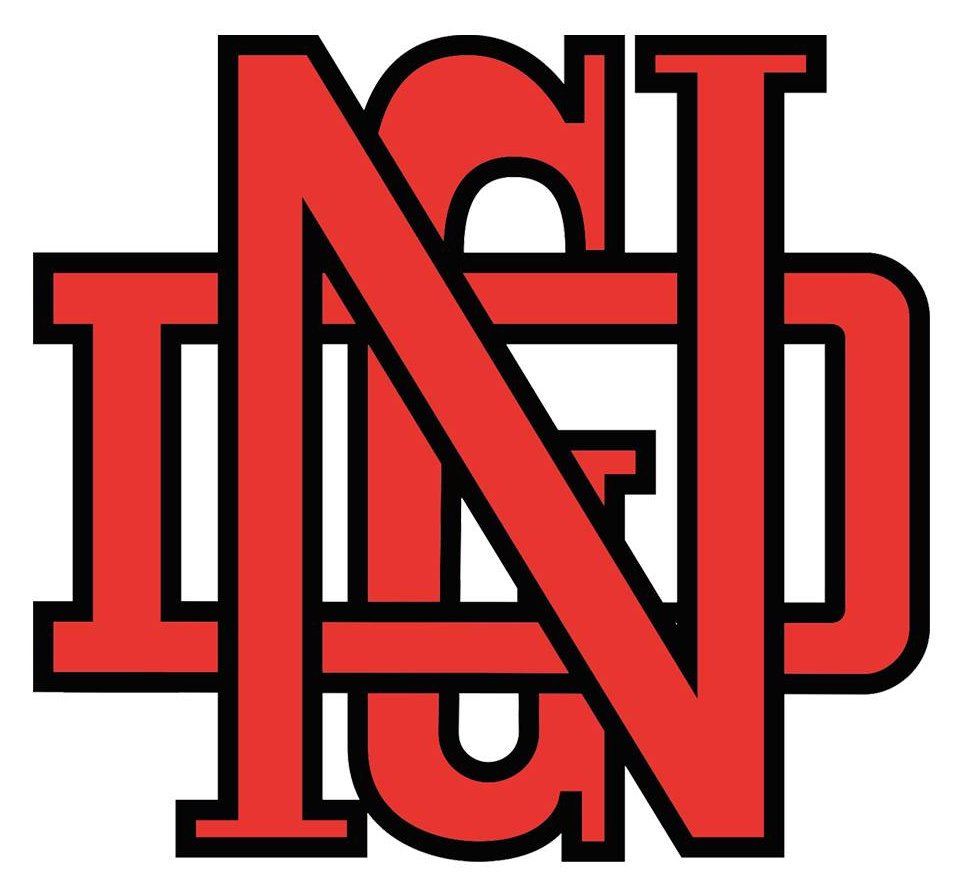 NDG baseball logo graphic - letters overlaid